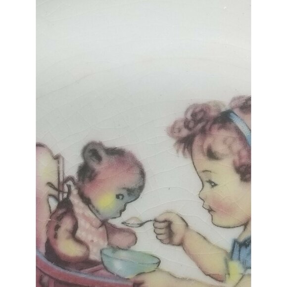 Nursery Toddler Child's Ceramic Bowl Dish The Salem China Co for Intl Silver Co - Picture 5 of 9